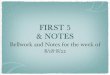 FIRST 5 & NOTES - Mrs Hendrix's English Class...Edwards read the sermon, as he always did, in a composed style, with few gestures or movements. However, the sermon had a dramatic eﬀect
