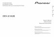 English Français DEH-X16UB - Pioneer Electronics...Black plate (1,1) Owner’s Manual Mode d’emploi Manual de instrucciones CD RDS RECEIVER AUTORADIO CD RDS REPRODUCTOR DE CD CON