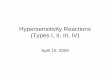 Hypersensitivity Reactions (Types I, II, III, IV)njms. Examples: autoimmune hemolytic anemia, autoimmune