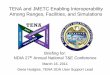 TENA and JMETC Enabling Interoperability Among Ranges ... · TENA and JMETC Enabling Interoperability Among Ranges, Facilities, and Simulations Briefing for: NDIA 27th Annual National
