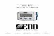 Electronic Data Devices Manual.pdfElectronic Data Devices Odessa, Texas USA 432-366-8699 rkw@eddevices.com EDD800 CALIBRATION INSTRUCTIONS Calibration for EDD800 Totalizer Hold PROG/ENTER