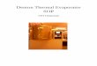 Denton Thermal Evaporator SOP - mrf.research.unt.edumrf.research.unt.edu/...evaporator_user_manual.pdf · Denton Thermal Evaporator SOP . UNT Cleanroom. Utility Checklist: • The