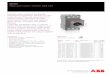 Data sheet Manual motor starter MS132 - ABB Group...motor starter saves costs, space and ensures a quick reaction under short-circuit condition, by switching off the motor within milliseconds
