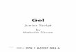 Gel Junior Script - musiclinedirect.com Gel Junior.pdf · Dramatical musical works do not fall under the licence of the Performing Right Society. Permission to perform this show from