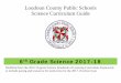 Loudoun County Public Schools Science Curriculum Guide · Loudoun County Public Schools Science Curriculum Guide Kindergarten Modified from the 2010 Virginia Science Standards of