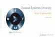 Dassault Systèmes UniversityTransition courses for V5 Mechanical / V5 Surfaces / V5 Analysis / V5 Electrical Designers / Piping & Tubing users CATIA V5 -V6 Electrical Transition 24