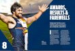 AWARDS, RESULTS & FAREWELLS Tenant/AFL/Files...8 AWARDS, RESULTS & FAREWELLS The Hawks make it three flags in a row as the AFL bids farewell to some of the game’s greats, including