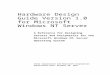 Hardware Design Guide Version 1.0 for Microsoft Windows NT ...download.microsoft.com/download/1/6/1/161ba512-40e2-4cc9-84…  · Web viewThe user can easily see whether the server