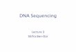 DNA Sequencing - dors.weizmann.ac.ildors.weizmann.ac.il/course/introbioinfo/Lect3_DNAsequencing.pdfWhat is Next Generaon Sequencing? • In Weizmann, we use the Illumina system, which