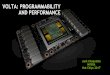 VOLTA: PROGRAMMABILITY AND PERFORMANCE...VOLTA: PROGRAMMABILITY AND PERFORMANCE Jack Choquette NVIDIA Hot Chips 2017 2 21B transistors 815 mm2 80 SM 5120 CUDA Cores 640 Tensor Cores