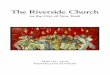 The Riverside Church · Jewel Clarke, Emilio Federico Mora, London Potter, Harrison Westbrook Gan & Kanyon Lewis, banner carrier Liturgical Resources for Today: 1UCC liturgy 2Commissioned