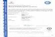 DANAK PROD Reg.No. 7035 Member of EA MLA Marine Equipment Directive Module D Quality System Certificate SUD Danmark This is to certify that TUV SUD Danmark did undertake the relevant
