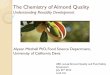 The Chemistry of Almond Quality · Preparation: Cold room at 4°C 50 g almonds were homogenized Sifted through a 16 meshes screen for particle size control 5 g was transferred to