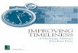 IMPROVING TIMELINESS - CIHI · IMPROVING TIMELINESS OF DISCHARGE ABSTRACT DATABASE DATA CANADIAN INSTITUTE FOR HEALTH INFORMATION The Facts, Just the Facts The survey instrument was