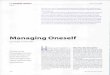 Managing Oneself - Drucker - Managing  ¢  2016-03-05¢  Peter F. Drucker is the Marie Rankin