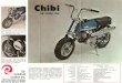 Chibi - Richard's Relics chibi minibike.pdf · Chibi is designed to go wherever you go, easily and safely, in the trunk of your car. Handlebars fold at the twist of a knob, fuel system