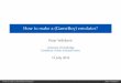 How to make a (GameBoy) emulator? - University of Cambridgepv273/slides/emulation.pdfIntroduction Essential emulator Emulator extensions What is emulation? Emulation I Emulation is