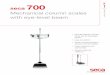 seca 700 - Wholesale Point Inc. · 2014-05-09 · with the characteristic beam at eye level has made a name for itself in medical practice. The optimized, updated model seca 700 now