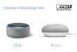Connecting to Alexa & Google Home• Hey Google, change the [light name] to the color blue or [color of choice] • Hey Google, make the [light name] warm white • Hey Google, change