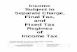 Income Subject to Separate Charge, Final Tax, and Fixed Taxdownload1.fbr.gov.pk/Docs/20186291464255637Final...1 Brochure –IR-IT-05 updated June, 2012 Income subject to Separate Charge,
