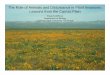 Paula Schiffman Department of Biology California …The Role of Animals and Disturbance in Plant Invasions: Lessons from the Carrizo Plain Paula Schiffman Department of Biology California