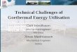 Technical Challenges of Goethermal Energy Utilisationgeorg.cluster.is/wp-content/.../2016/11/geothermal... · •Geothermal wells •Well piping •Separator station •Steam piping