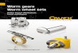 Worm gears Worm wheel sets - Eurodex · standard CAVEX® range that is always up-to-date – in close cooperation with custo-mers and partners –, a whole range of individual solutions
