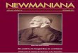 NEWMANIANA 56.pdfy Francisco Bastitta Harriet, sobre ‘Newman y los desafíos de la educación’. Finalmente, el 1º de septiembre tuvo lugar una Jornada Newmaniana organizada por