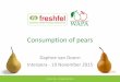 Consumption of pears - INTERPERAinterpera.weebly.com/uploads/1/7/0/4/17040934/freshfel-wapa_presentation_interpera_-_d...Stimulating consumption of pears How pears are promoted in