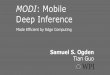 MODI: Mobile Deep Inference...─ MODI allows for dynamic mobile inference model selection through post - training model management ─ Enables greater flexibility for mobile deep