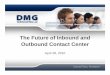 The Future of Inbound and Outbound Contact Center...The Future of Inbound and Outbound Contact Center April 28, 2010 ... Universal Queue Messaging Dialer Network Mgmt ACD IVR/Speech
