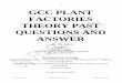 1 GCC PLANT FACTORIES THEORY PAST QUESTIONS AND … · 2019-01-03 · SANS 10142-1 & 2 Wiring code SANS 10198-1:2004: The selection, handling and installation of electric power cables