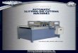 SDC SERIES AUTOMATIC SLITTING-DIE CUTTING MACHINES...rule dies for each di˚erent package con˜guration. The SDC Series features an intermittent motion in-feed conveyor to transfer