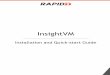 InsightVM - Rapid7 Tableofcontents 2 Tableofcontents Tableofcontents 2 Aboutthisguide 4 OtherdocumentsandHelp