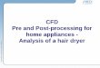 CFD Pre and Post-processing for home appliances - Analysis of a … · 2014-10-16 · CFD Pre and Post-processing for home appliances - Analysis of a hair dryer Keywords ANSA, μETA,