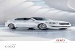 2018 K900 - Kia · performance of the 311-horsepower 3.8L GDI V6 engine or the available 420-horsepower6 5.0L GDI V8. The robust power is complemented by the K900’s precision shifting