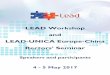LEAD Workshop and LEAD-UNICA Europe-China Rectors’ Seminar · 2017-05-02 · LEAD Workshop and LEAD-UNICA Europe-China Rectors’ Seminar Speakers and participants 4 - 5 May 2017