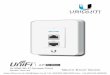 In-Wall Wi-Fi Access Point · Introduction. Thank you for purchasing the Ubiquiti Networks® UniFi® In‑Wall Wi‑Fi Access Point. This Quick Start Guide is designed to guide you