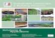 Sustainable Landscape & Building Products · 2015-02-09 · Sustainable Landscape & Building Products Turf & Soil Stabilisation ... Building facades Screen walls Walkways Feature