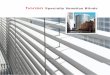 Specialty Venetian Blinds - · PDF file 2015-09-09 · Specialty Venetian Blinds - external Horiso® Specialty Venetian Blinds can be manufact- ured to accommodate large facade openings