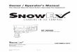 Owner / Operators Manual - SnowEx Productslibrary.snowexproducts.com/snowexproducts/pdffiles/SP...Before attempting any procedure in this book, these safety instructions must be read
