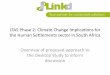 LTAS Phase 2: Climate Change Implications for the Human ... · Factors influencing the environmental sensitivity and social vulnerability of human settlements to climate change hazards