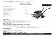 Operator’s Manual Front Tine Rotary Tiller• Keep the tiller in safe working condition. Check all fasteners at frequent intervals for proper tightness. • When servicing or repairing