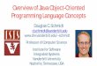 Overview of Java Object-Oriented Programming Language …schmidt/cs891f/2017-PDFs/L1-pt1-overview-of-OO-Java.pdf• Object-oriented Java programs also perform actions & contain logic