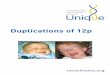 Duplications of 12p parents choose to conceive naturally, prenatal diagnosis options include chorionic