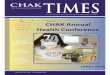 Focus on Celebrating 70 years CHAK: 1946 - 2016 CHAK ... Times 49 - Annual Health Conference 2016.pdf · Referral Mission Hospital. Construction of the medical school complex is complete