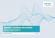 Siemens Business Fact Sheets · 2019-12-04 · Siemens may (negatively or positively) vary materially from those described explicitly or implicitly in the relevant forward-looking
