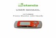 11TUNER Power Monitor with Needle - Standa · 2014-04-02 · The Standa 11TUNER Single Channel Laser Power/Energy Meter carries a one-year warranty (from date of shipment) against