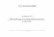 GMAT Reading Comprehension GRAIL · This book will first take you through the basics of GMAT Reading Comprehension before moving on to discuss, in detail, the various question types