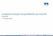 Cranktrain Analysis Using ENGDYN and VALDYN · Ricardo routinely perform the following analyses ... Main bearing shell radial clearance (mm) 0.022 Main bearing shell groove partial